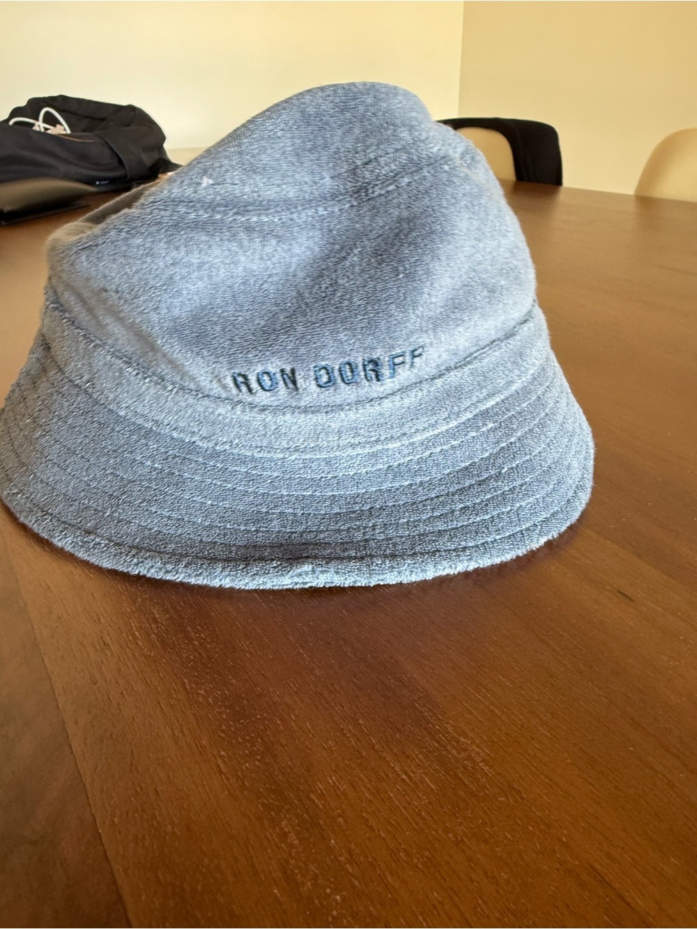 Ron Dorff Grey Terry Cloth Bucket Hat